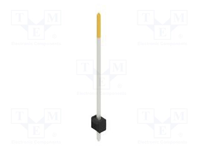 Connector: pin strips; pin header; male; PIN: 1; 2.54mm; THT; 1x1