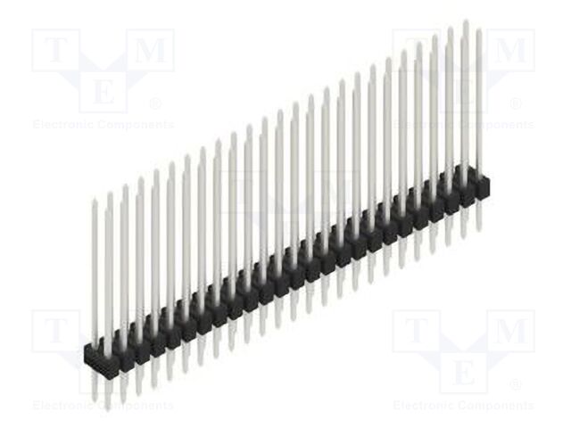 Connector: pin strips; pin header; male; PIN: 50; 2.54mm; THT; 2x25