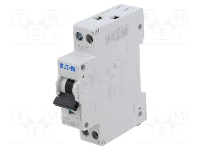 Circuit breaker; 230/400VAC; Inom: 2A; Poles: 1+N; DIN; Charact: C