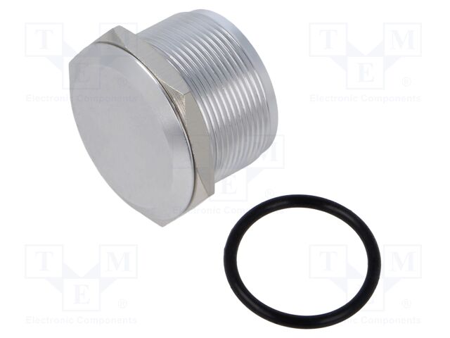 Plug; Cutout: Ø25mm; Mat: aluminum alloy; Panel thick: max.10mm