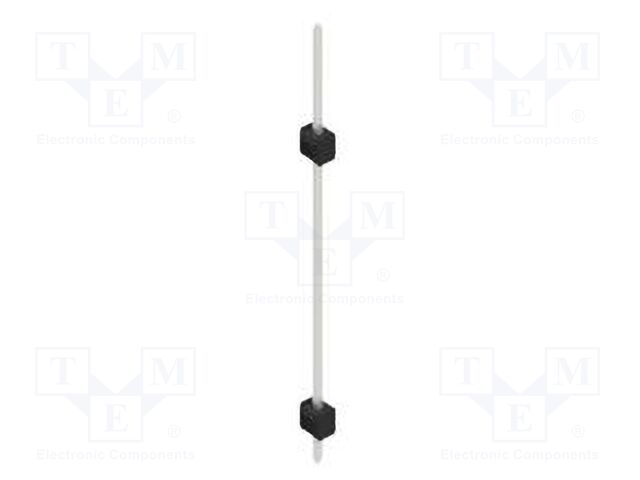 Connector: pin strips; pin header; male; PIN: 1; 2.54mm; THT; 1x1