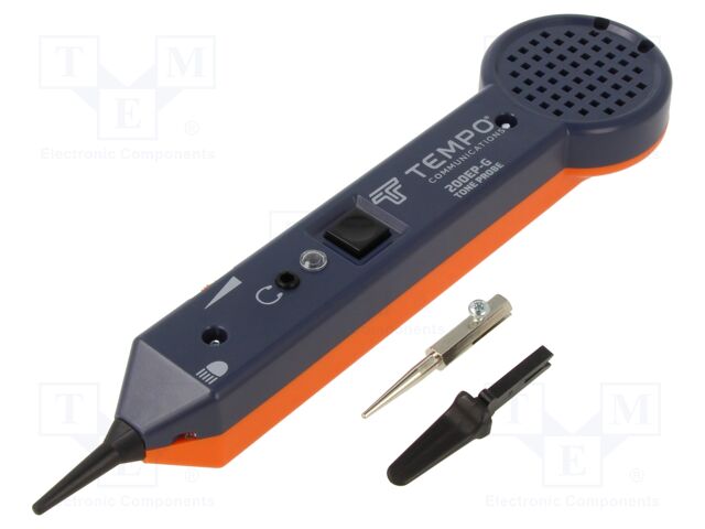 Test probe; Features: headphone jack,adjustable volume control