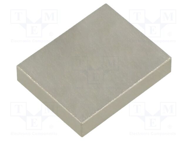 Magnet: permanent; samarium, cobalt; H: 6.5mm; 125N; W: 26mm; L: 33mm