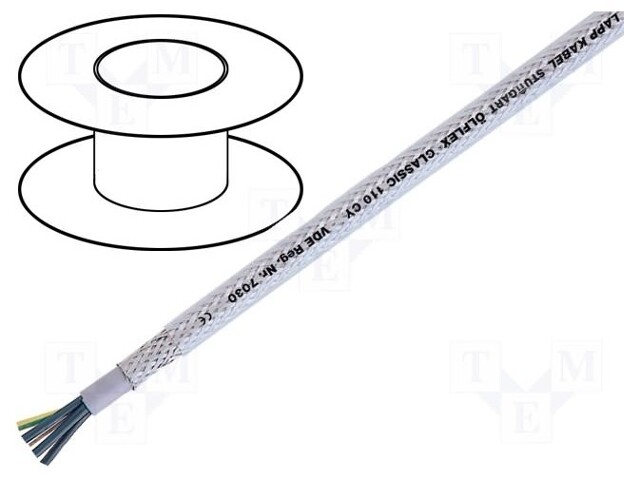 Wire; ÖLFLEX® CLASSIC 110 CY; 2x16mm2; tinned copper braid; PVC