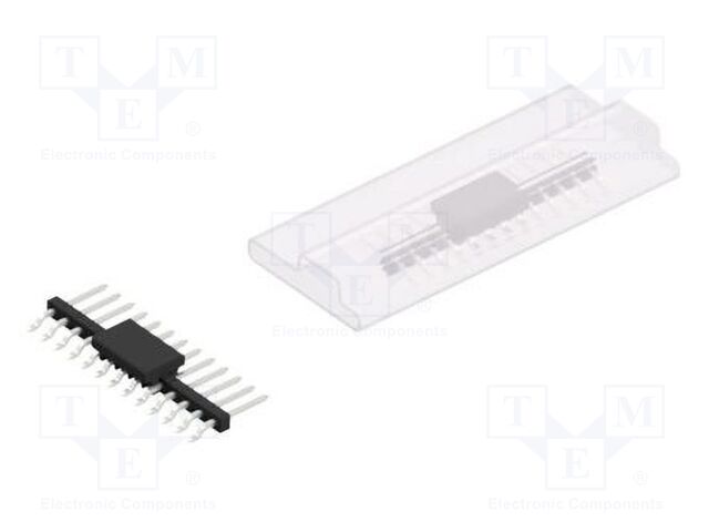 Connector: pin strips; pin header; male; PIN: 13; 2mm; SMT; 1x13