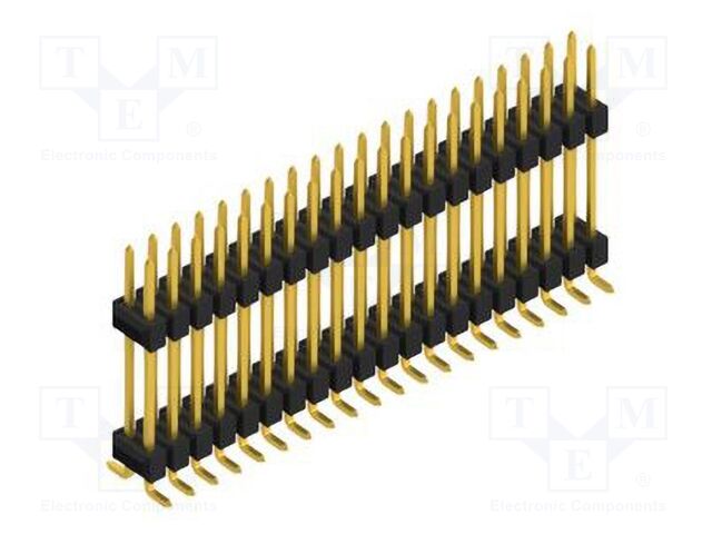 Connector: pin strips; pin header; male; PIN: 40; 2.54mm; SMT; 2x20