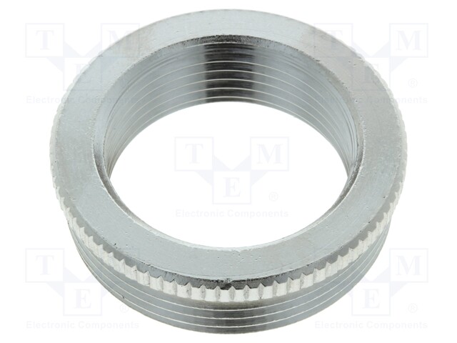 Reduction of threads for glands; Int.thread: PG21; brass; nickel