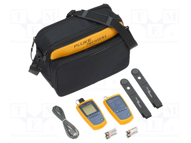 Measuring kit: fiber optic network test kit; Interface: USB 2.0
