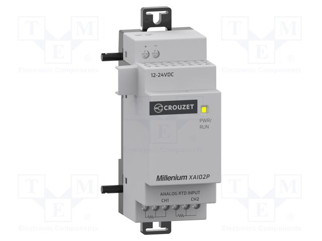 Module: extension; IN: 2; 12÷24VDC; for DIN rail mounting; IP20