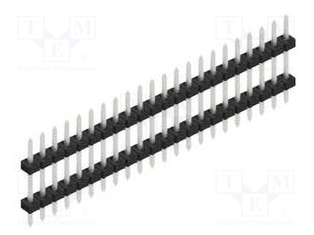 Connector: pin strips; pin header; male; PIN: 22; 2mm; THT; 1x22