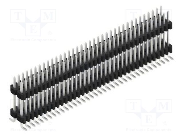 Connector: pin strips; pin header; male; PIN: 72; 1.27mm; SMT; 2x36