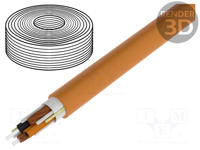 Wire: polimer optical fiber; Kind: HITRONIC® POF; Øcable: 8mm