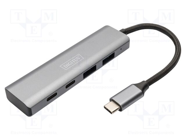 Hub USB; USB A socket x2,USB C socket x2,USB C plug; USB 3.0