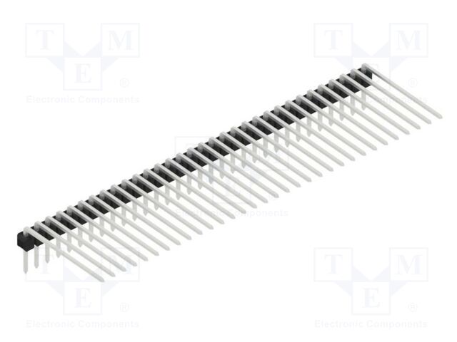 Connector: pin strips; pin header; male; PIN: 32; 2.54mm; THT; 1x32