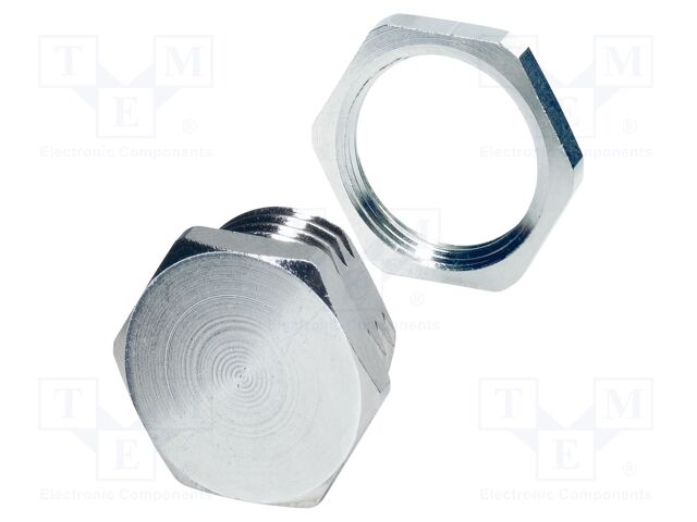 Accessories: fixation screw; for panel mounting,front side nut