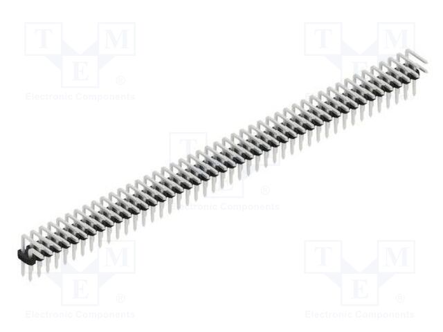 Connector: pin strips; pin header; male; PIN: 90; 2mm; THT; 2x45