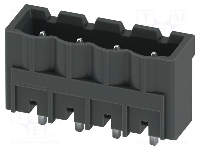 PCB headers, nominal cross section: 2.5 mm?, color: black, n