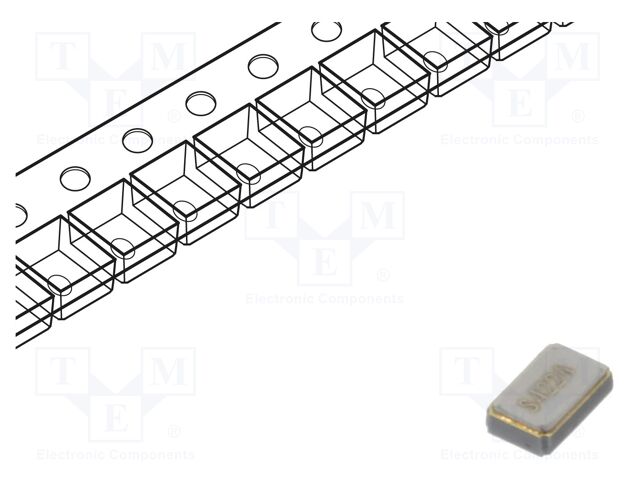 Resonator: quartz; 32.768kHz; ±10ppm; 12.5pF; SMD; 2x1.2x0.6mm