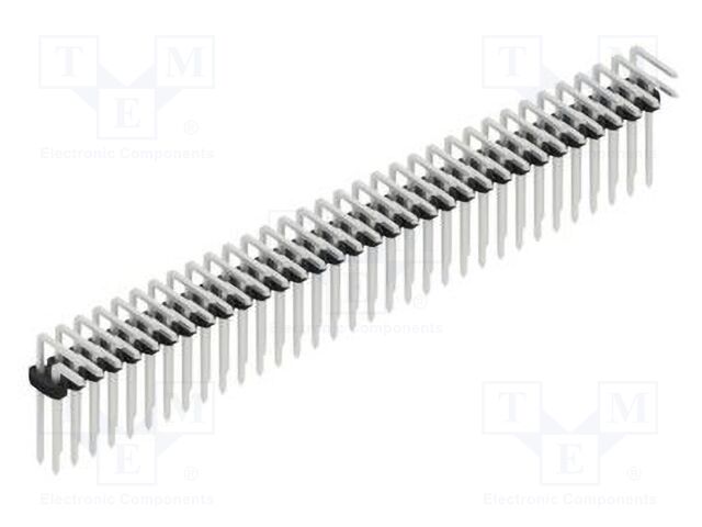 Connector: pin strips; pin header; male; PIN: 66; 2mm; THT; 2x33