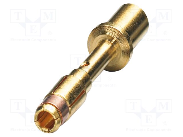 Contact; female; CuZn; gold-plated; 0.06÷1mm2; crimped