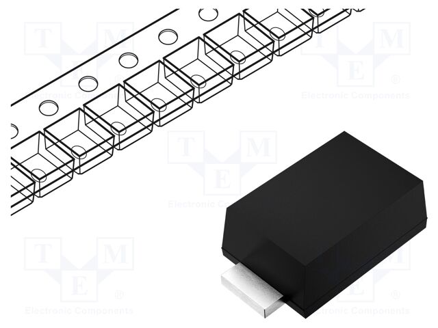 Diode: Zener; 0.5W; 47V; SMD; reel,tape; SOD523; single diode