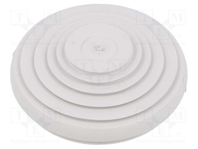 Grommet; stepped; grey; 4÷40mm
