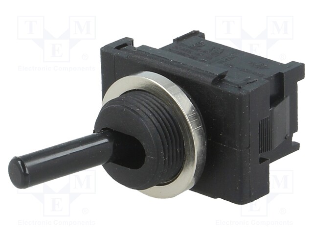 Switch: toggle; Pos: 2; SPST; OFF-ON; 10A/250VAC; -20÷100°C; 100mΩ