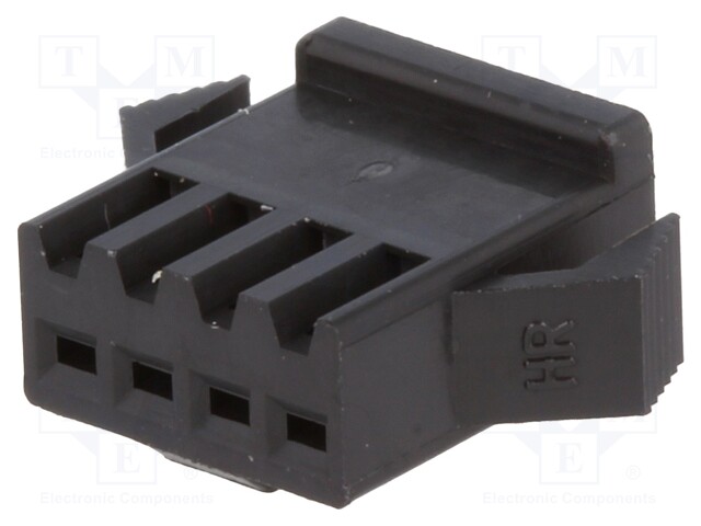 Plug; wire-wire; female; NPP; 2.5mm; PIN: 4; w/o contacts; for cable