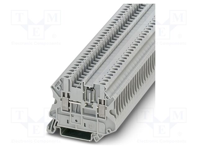 Splice terminal: rail; UT; 500mA; screw terminal; PA; 0.14÷4mm2
