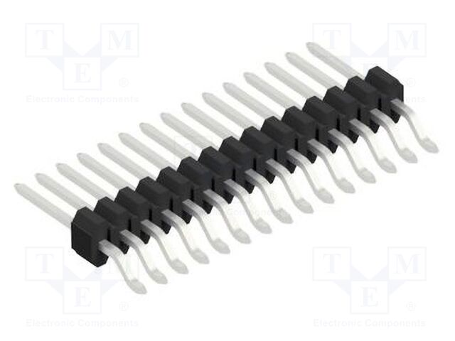 Connector: pin strips; pin header; male; PIN: 15; 1.27mm; SMT; 1x15