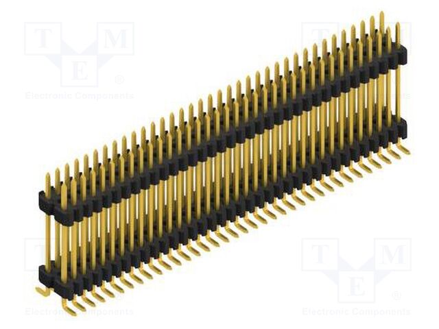 Connector: pin strips; pin header; male; PIN: 72; 1.27mm; SMT; 2x36