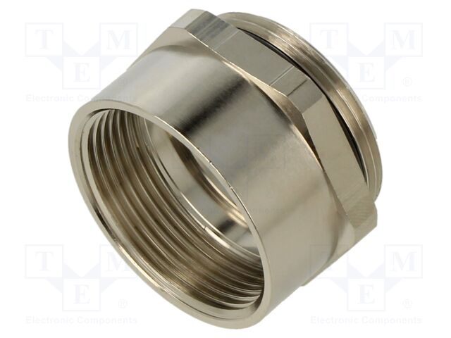 Thread adapter; M32; M32; brass; Plating: nickel; -60÷200°C