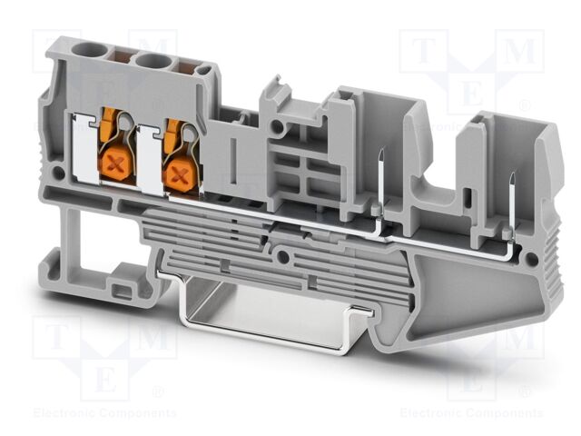 Splice terminal: rail; XT; 24A; 800V; PA; L: 35.3mm; 0.5÷4mm2; ways: 1
