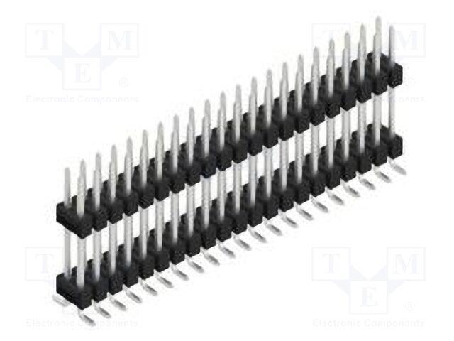 Connector: pin strips; pin header; male; PIN: 42; 2.54mm; SMT; 2x21