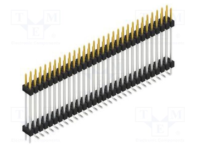 Connector: pin strips; pin header; male; PIN: 60; 2.54mm; SMT; 2x30