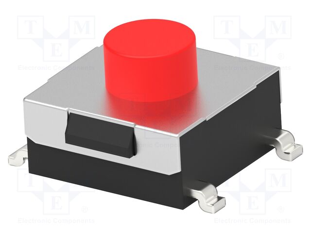Microswitch TACT; SPST-NO; Pos: 2; 0.05A/24VDC; SMT; none; 2.55N