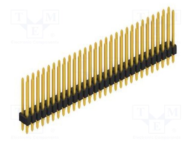 Connector: pin strips; pin header; male; PIN: 58; 1.27mm; THT; 2x29