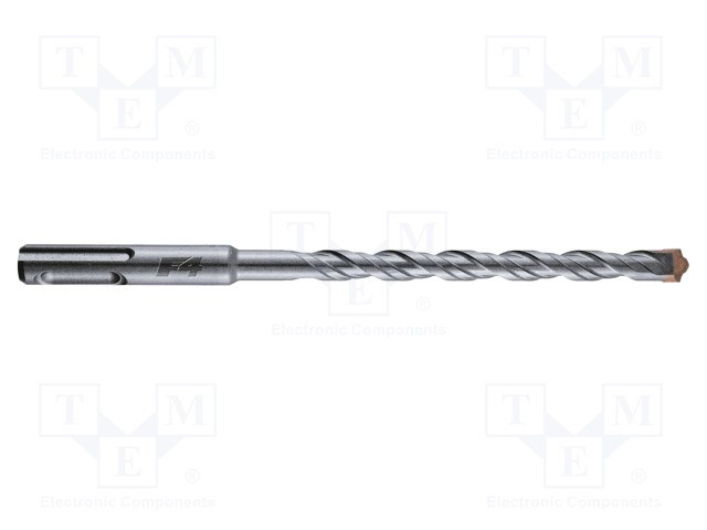 Drill bit; for concrete; Ø: 4mm; L: 110mm; steel; cemented carbide