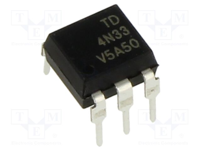 Optocoupler; THT; Ch: 1; OUT: Darlington; 5kV; DIP6; Colour: black