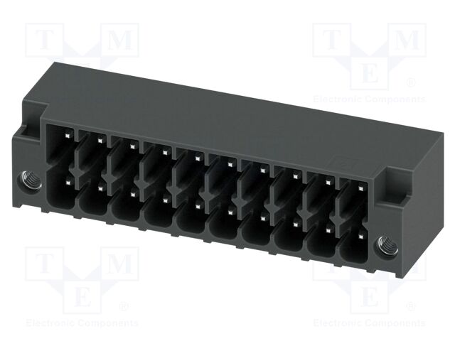 PCB headers, nominal cross section: 1.5 mm?, color: black, n