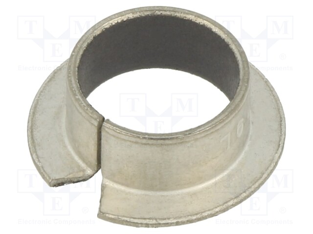 Bearing: sleeve bearing; with flange; Øout: 14mm; Øint: 12mm; L: 7mm