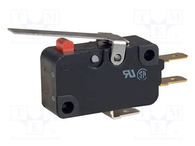 Microswitch SNAP ACTION; with lever; SPDT; 0.1A/125VAC; ON-(ON)
