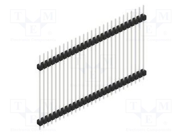 Connector: pin strips; pin header; male; PIN: 27; 2.54mm; THT; 1x27
