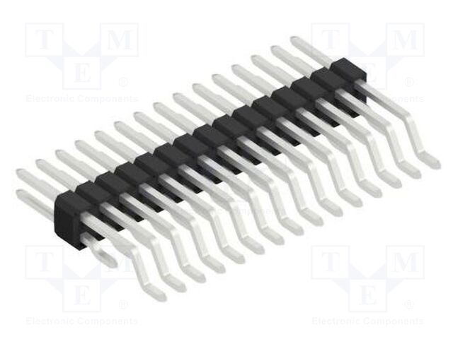 Connector: pin strips; pin header; male; PIN: 30; 1.27mm; SMT; 2x15