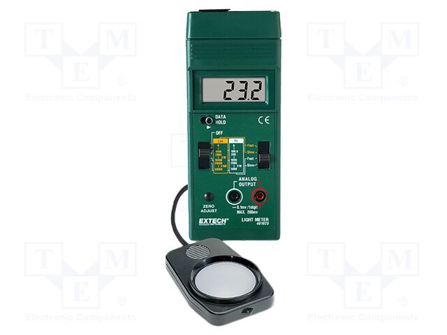 Light meter; 0,01÷50klx; Meas.accur: ±(5% + 2 digits); 2,5x/s