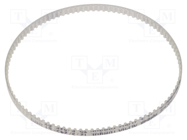 Timing belt; T2.5; W: 4mm; H: 1.3mm; Lw: 245mm; Tooth height: 0.7mm