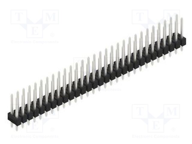 Connector: pin strips; pin header; male; PIN: 58; 2.54mm; THT; 2x29