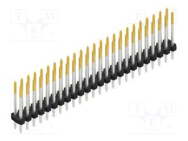 Connector: pin strips; pin header; male; PIN: 48; 2mm; THT; 2x24