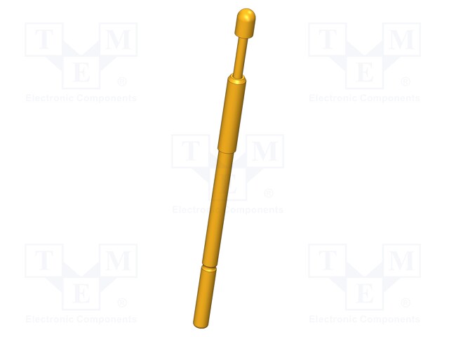 Test needle; Operational spring compression: 4mm; 5A; Ø: 2mm; 0.6N