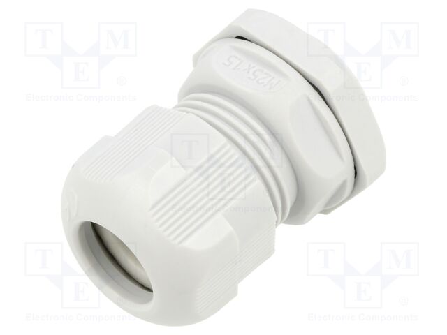 Cable gland; M25; 1.5; IP68; PA; grey